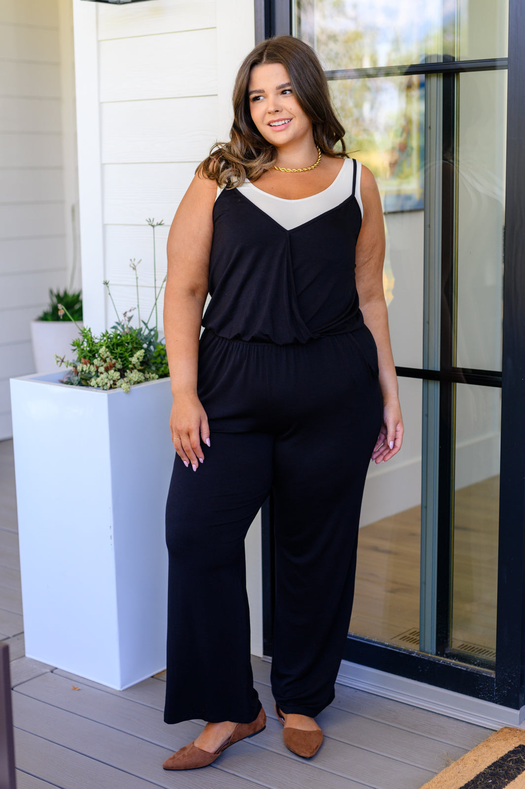 Completely Justified Jumpsuit in Black-Jumpsuits & Rompers-Modish Lily, Tecumseh Michigan