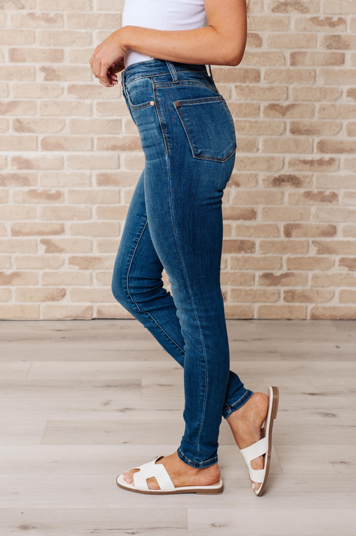 Daphne High Rise Skinny Jeans-Denim-Modish Lily, Tecumseh Michigan