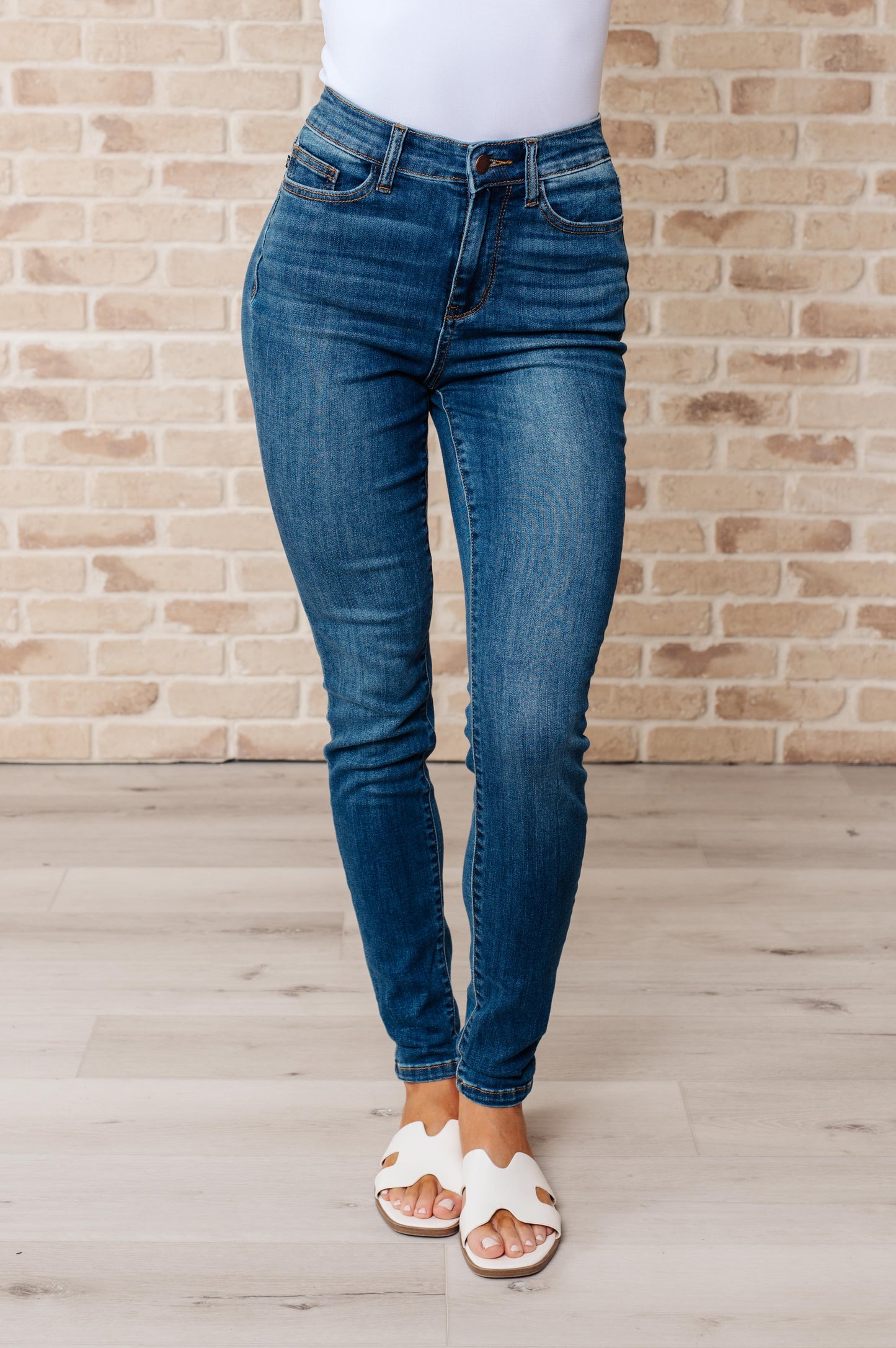 Daphne High Rise Skinny Jeans-Denim-Modish Lily, Tecumseh Michigan