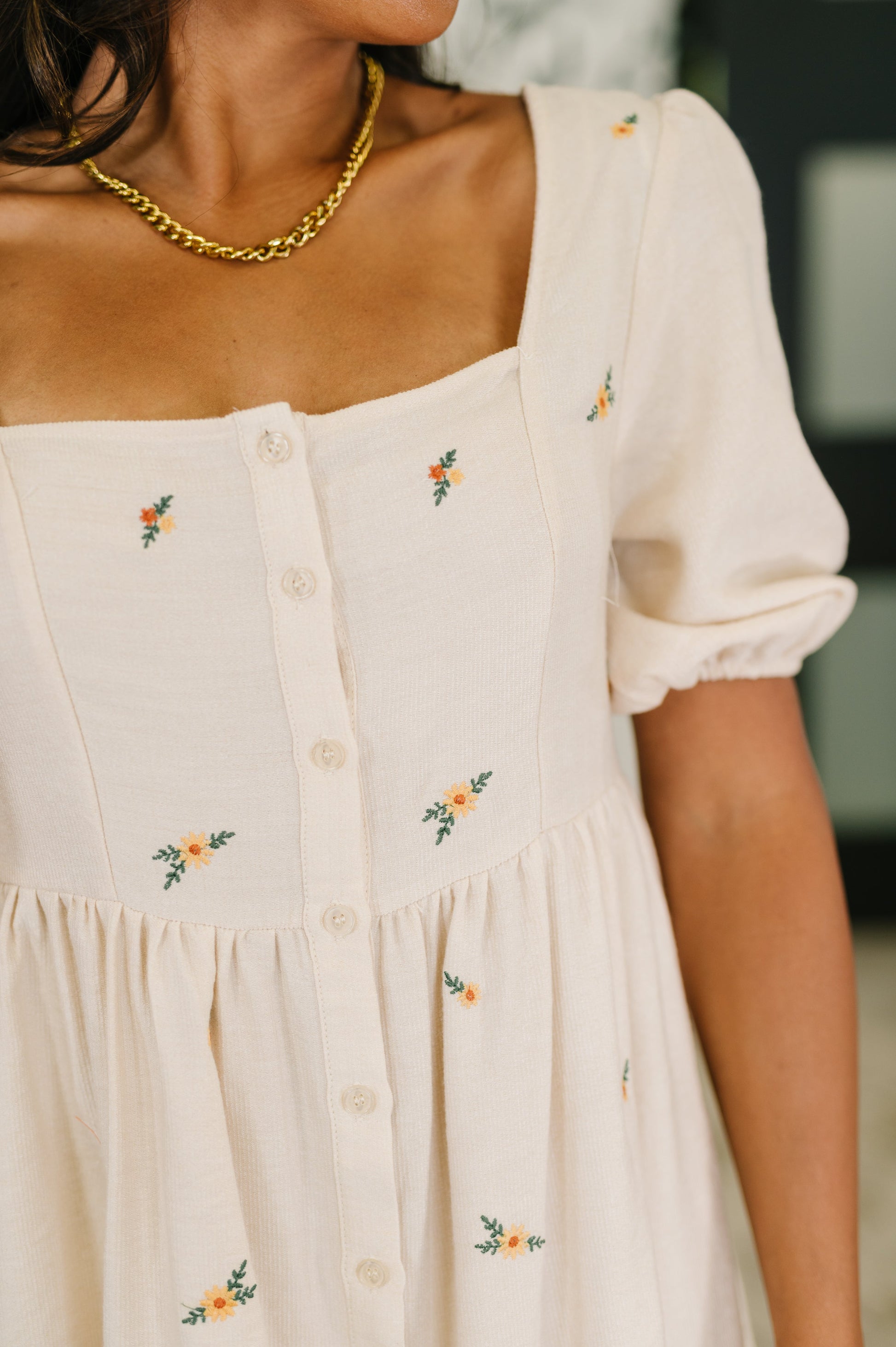 Dream a Little Dream Embroidered Dress-Womens-Modish Lily, Tecumseh Michigan