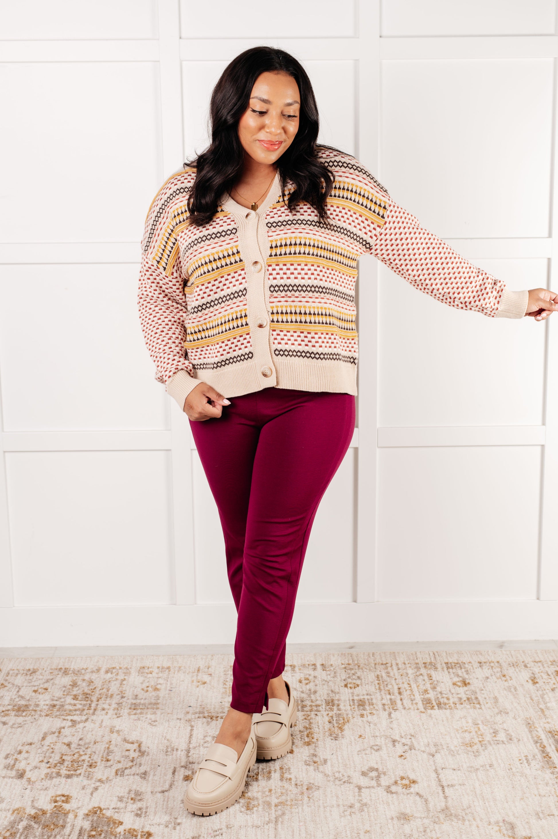 Effortless Elements Striped Cardigan-Layers-Modish Lily, Tecumseh Michigan