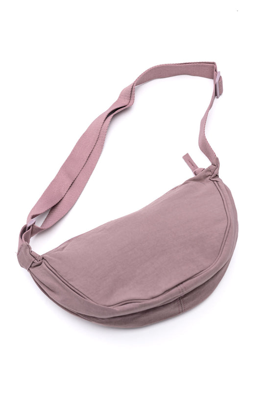 Essentially Everything Round Mini Crossbody Bag in Lavender-Accessories-Modish Lily, Tecumseh Michigan