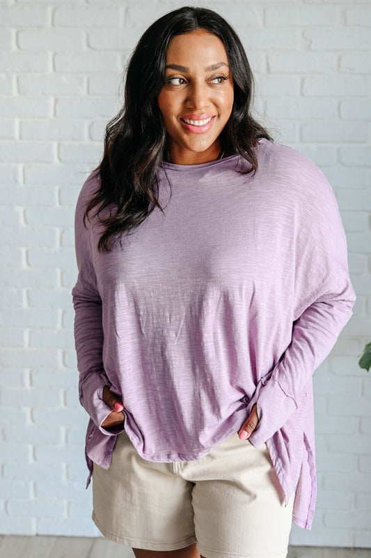 Face It Together Step Hem Pullover-Tops-Modish Lily, Tecumseh Michigan