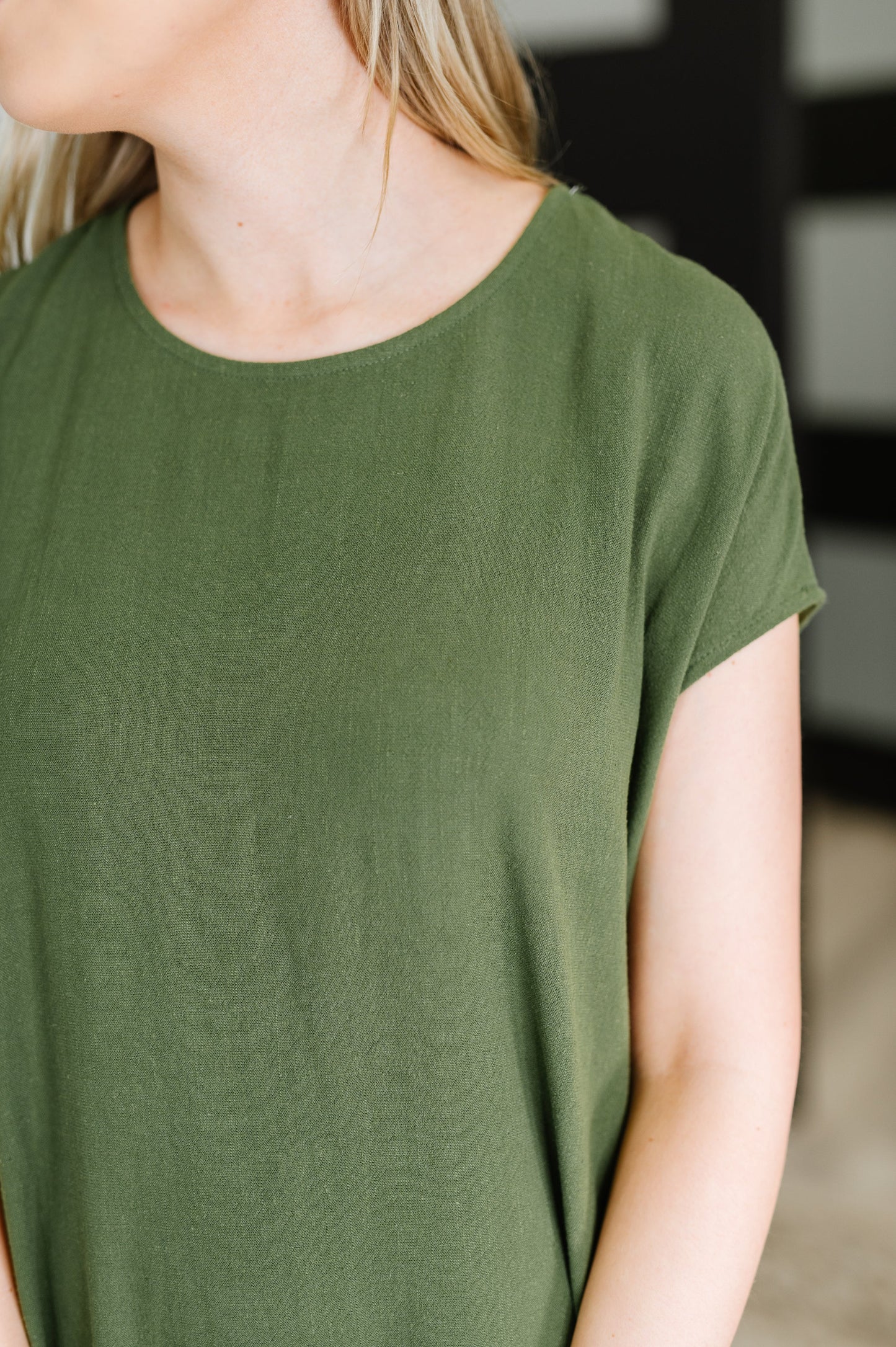 Flatter Me Later Relaxed Dress in Moss-Womens-Modish Lily, Tecumseh Michigan