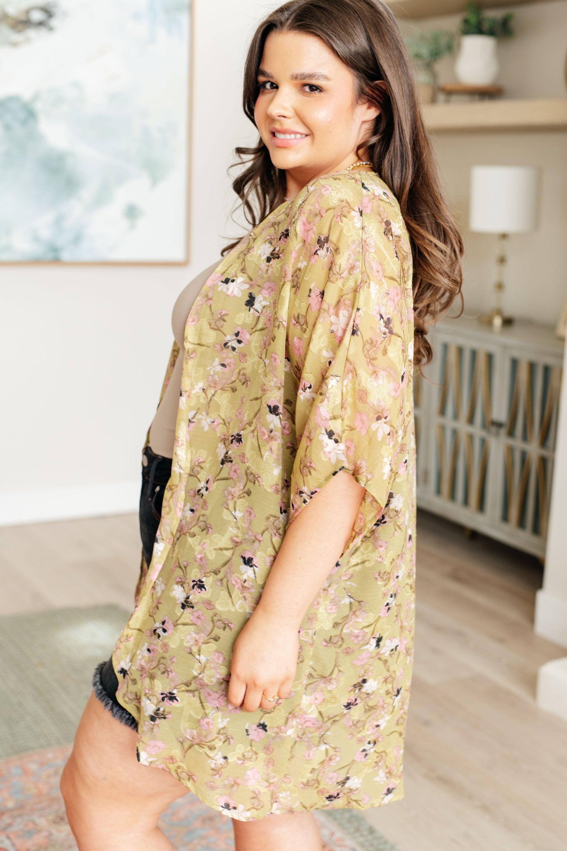 Go Anywhere Floral Kimono-Layers-Modish Lily, Tecumseh Michigan