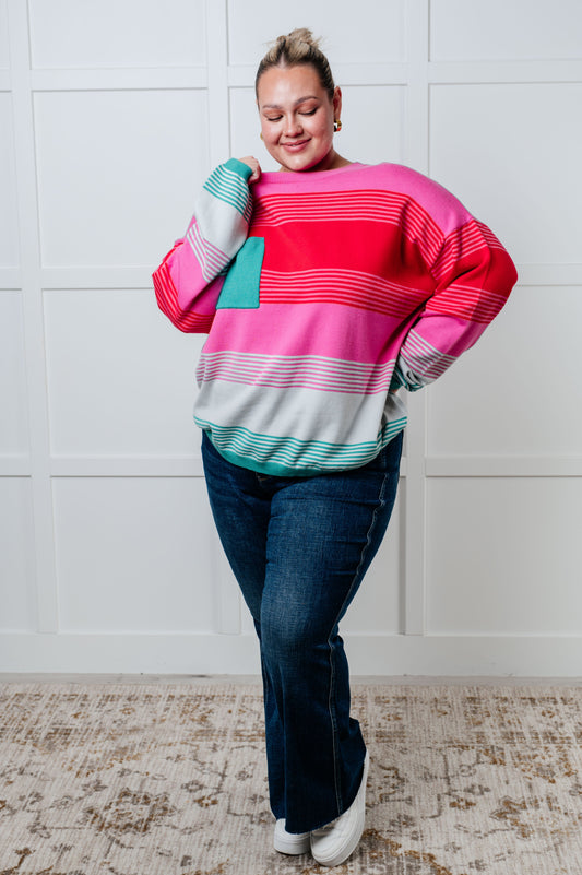 Gradual Feelings Striped Sweater-Tops-Modish Lily, Tecumseh Michigan