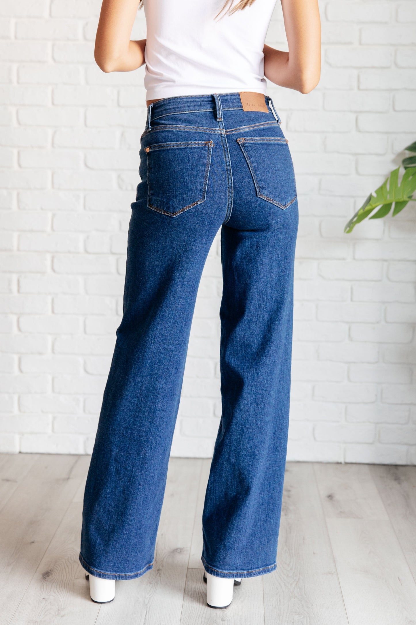 Hazel High Rise Vintage Wide Leg Jeans-Denim-Modish Lily, Tecumseh Michigan