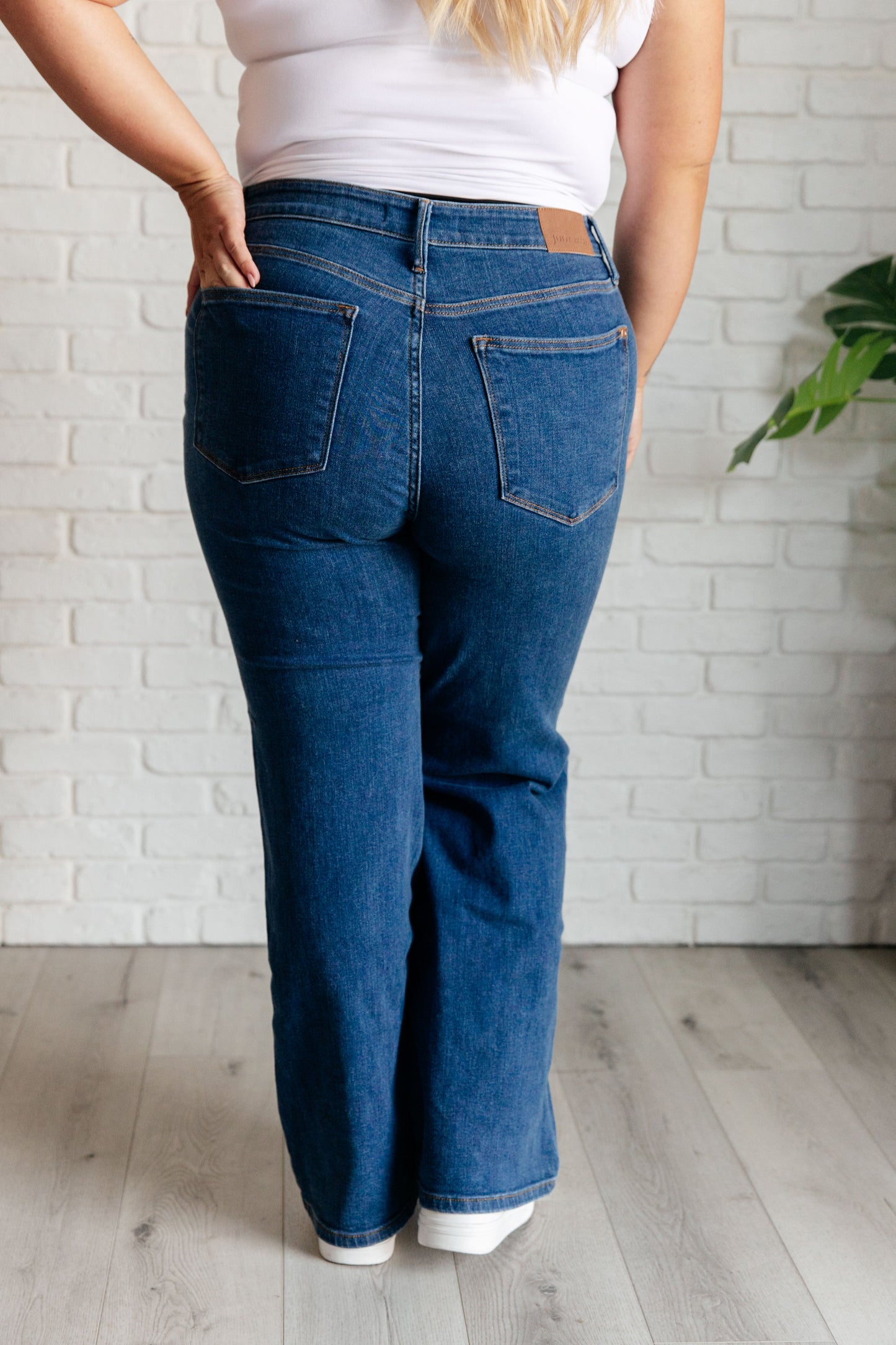 Hazel High Rise Vintage Wide Leg Jeans-Denim-Modish Lily, Tecumseh Michigan