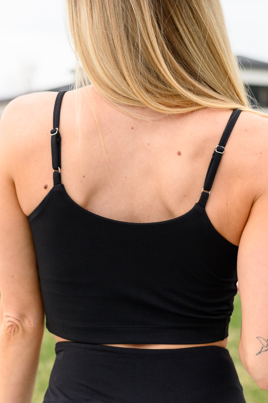 Hot Yoga Tank in Black-Athleisure-Modish Lily, Tecumseh Michigan