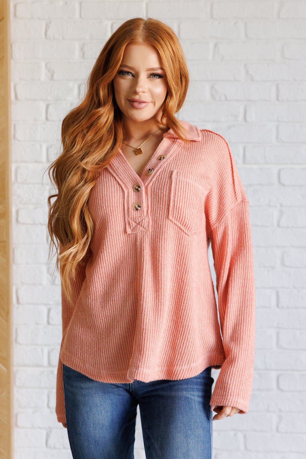 If You Want Forever Ribbed Knit Pullover-Tops-Modish Lily, Tecumseh Michigan