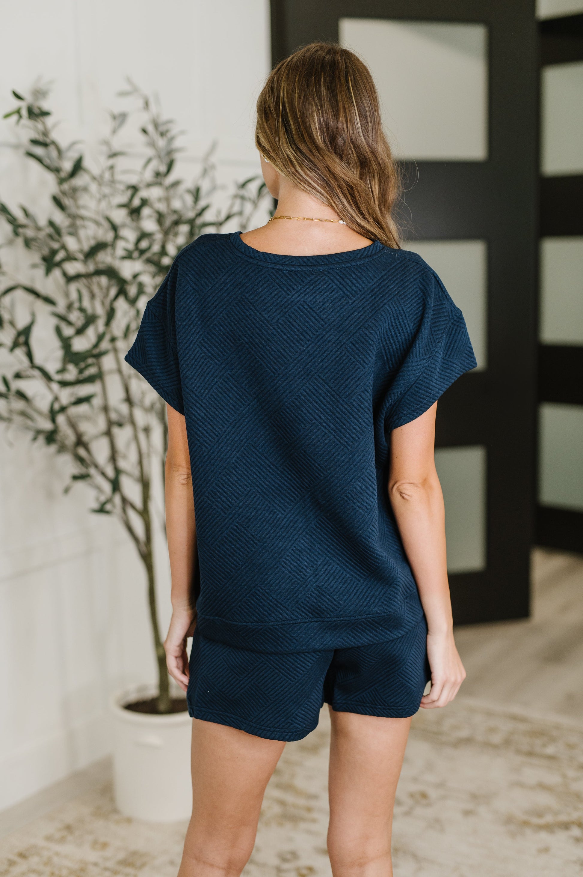 Love on the Loose Quilted Bottoms in Navy-Womens-Modish Lily, Tecumseh Michigan