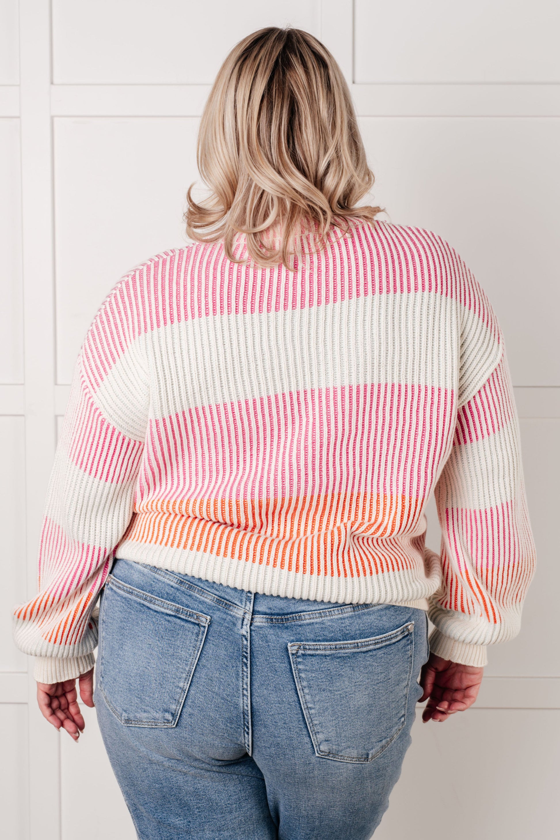 Matchmaker Striped Ribbed Top-Tops-Modish Lily, Tecumseh Michigan