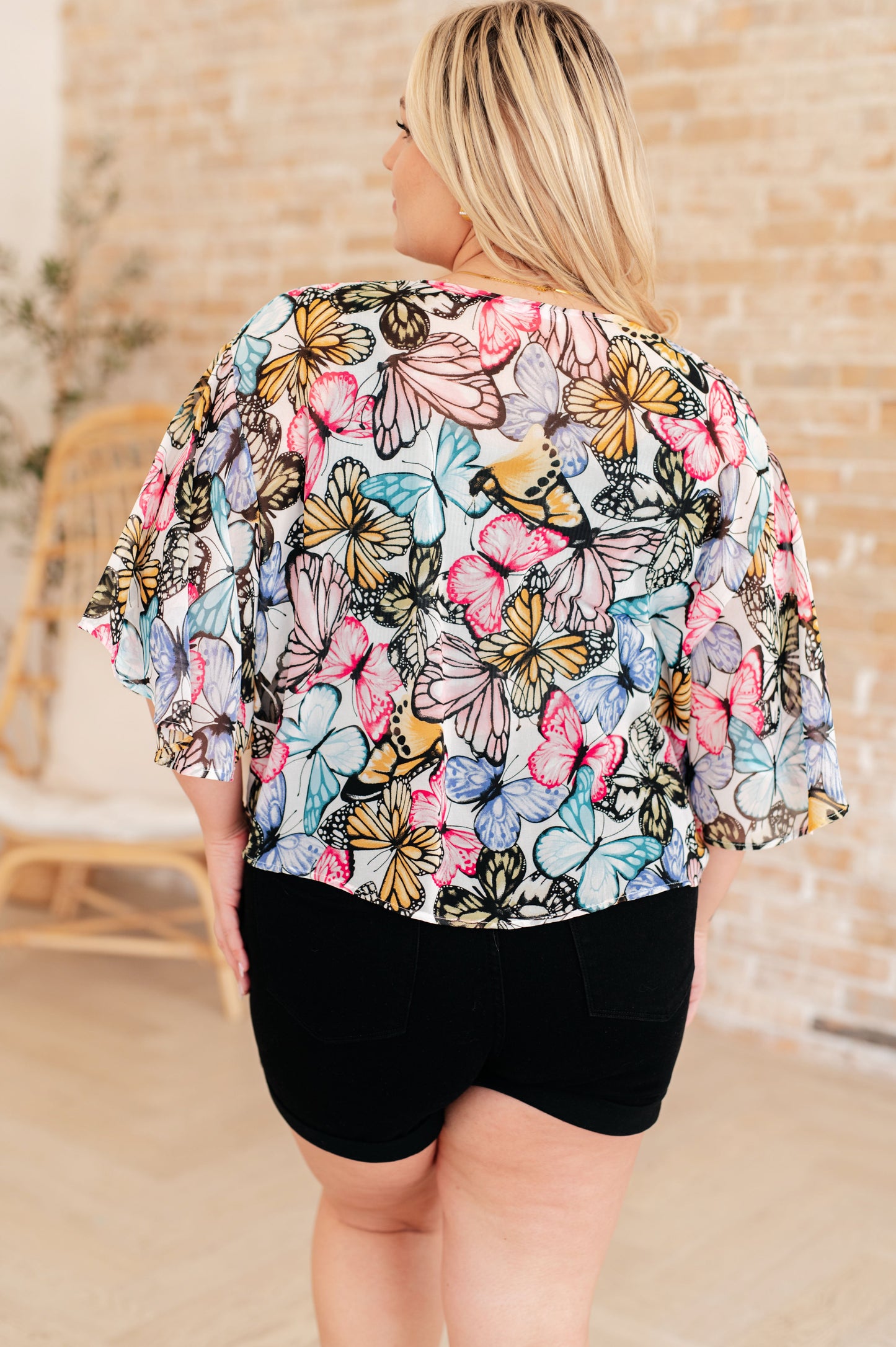 My Darling Valentina Front Tie Blouse-Layers-Modish Lily, Tecumseh Michigan