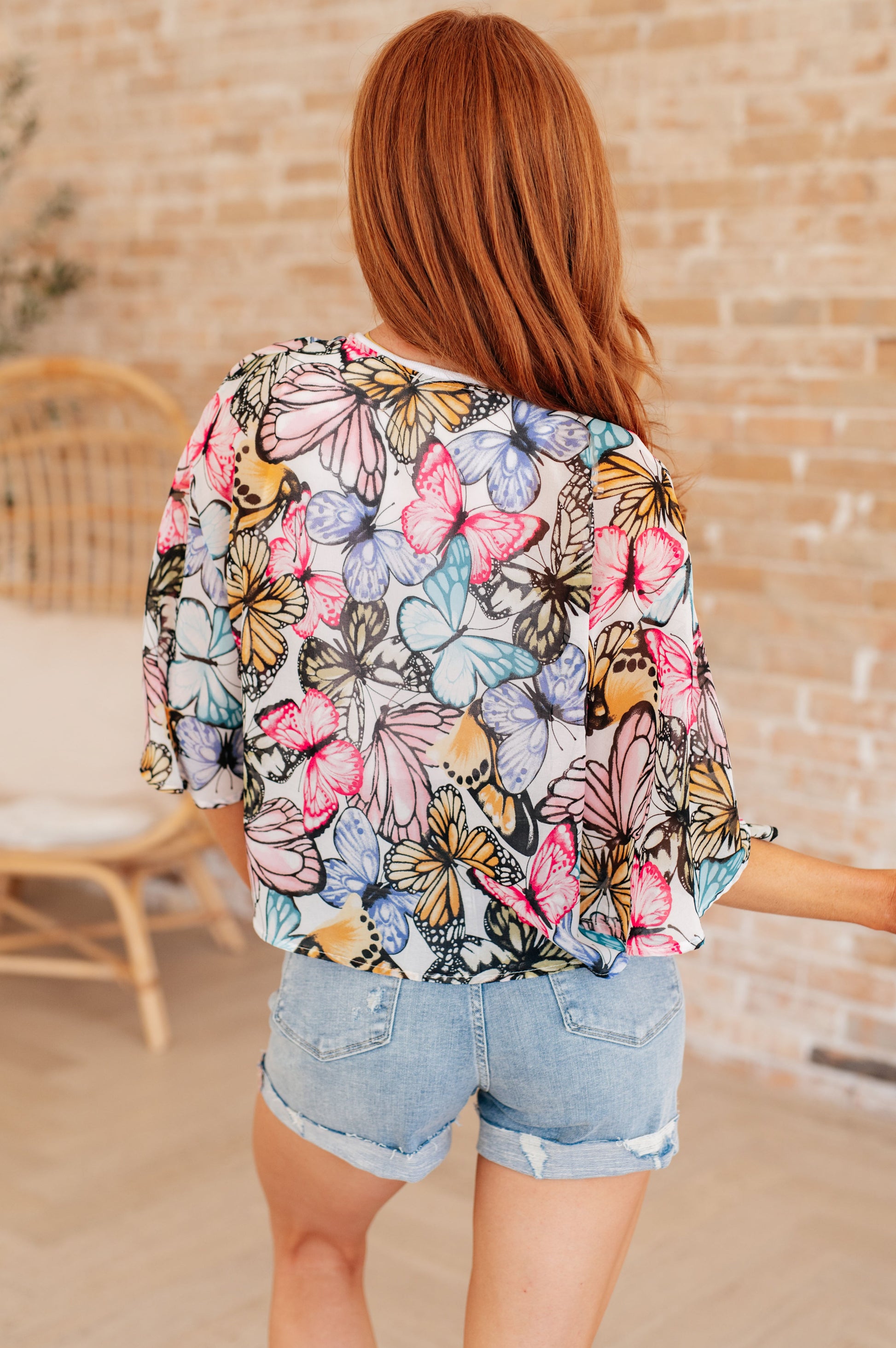 My Darling Valentina Front Tie Blouse-Layers-Modish Lily, Tecumseh Michigan