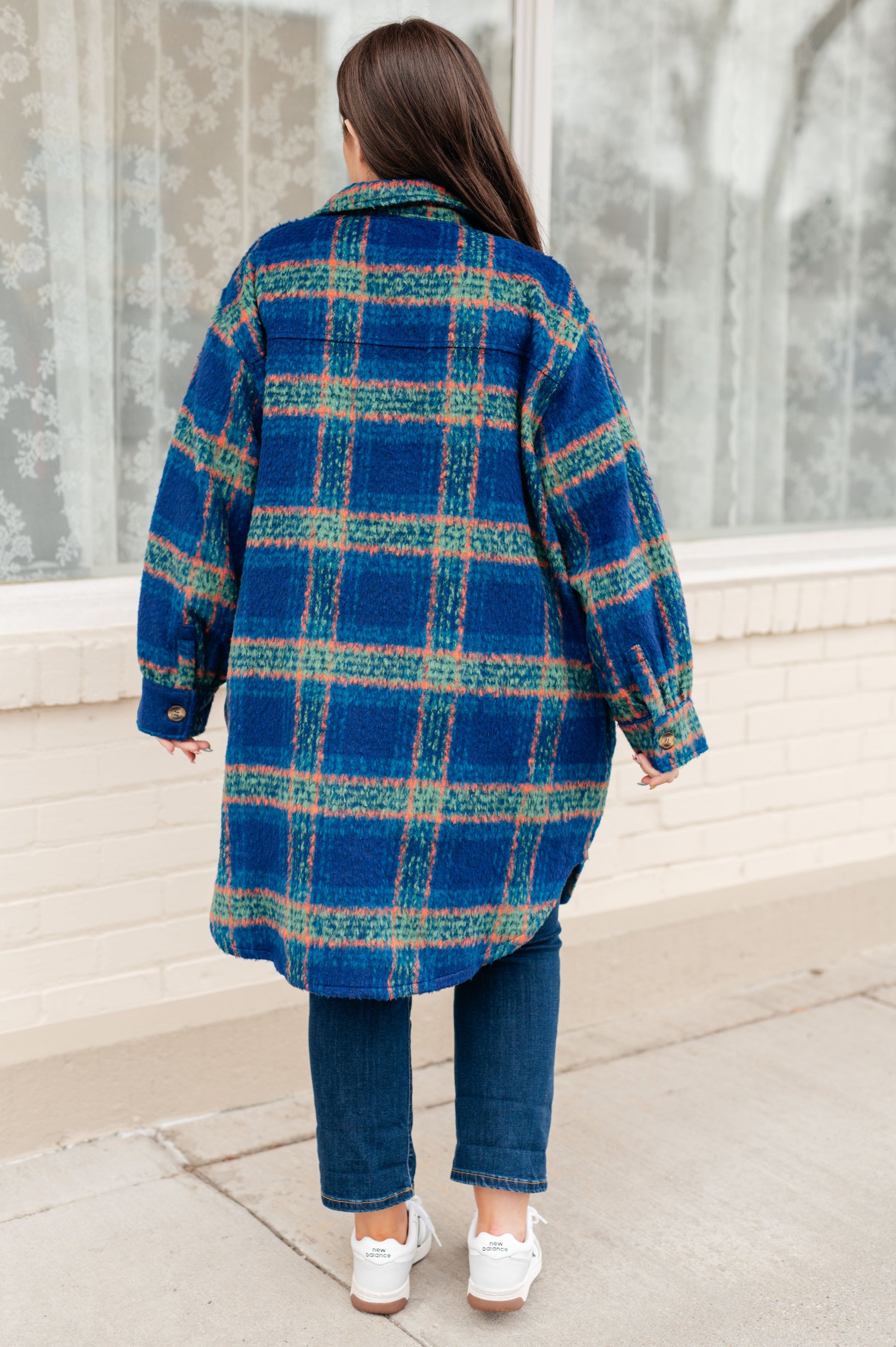 No Tears Plaid Coat-Womens-Modish Lily, Tecumseh Michigan