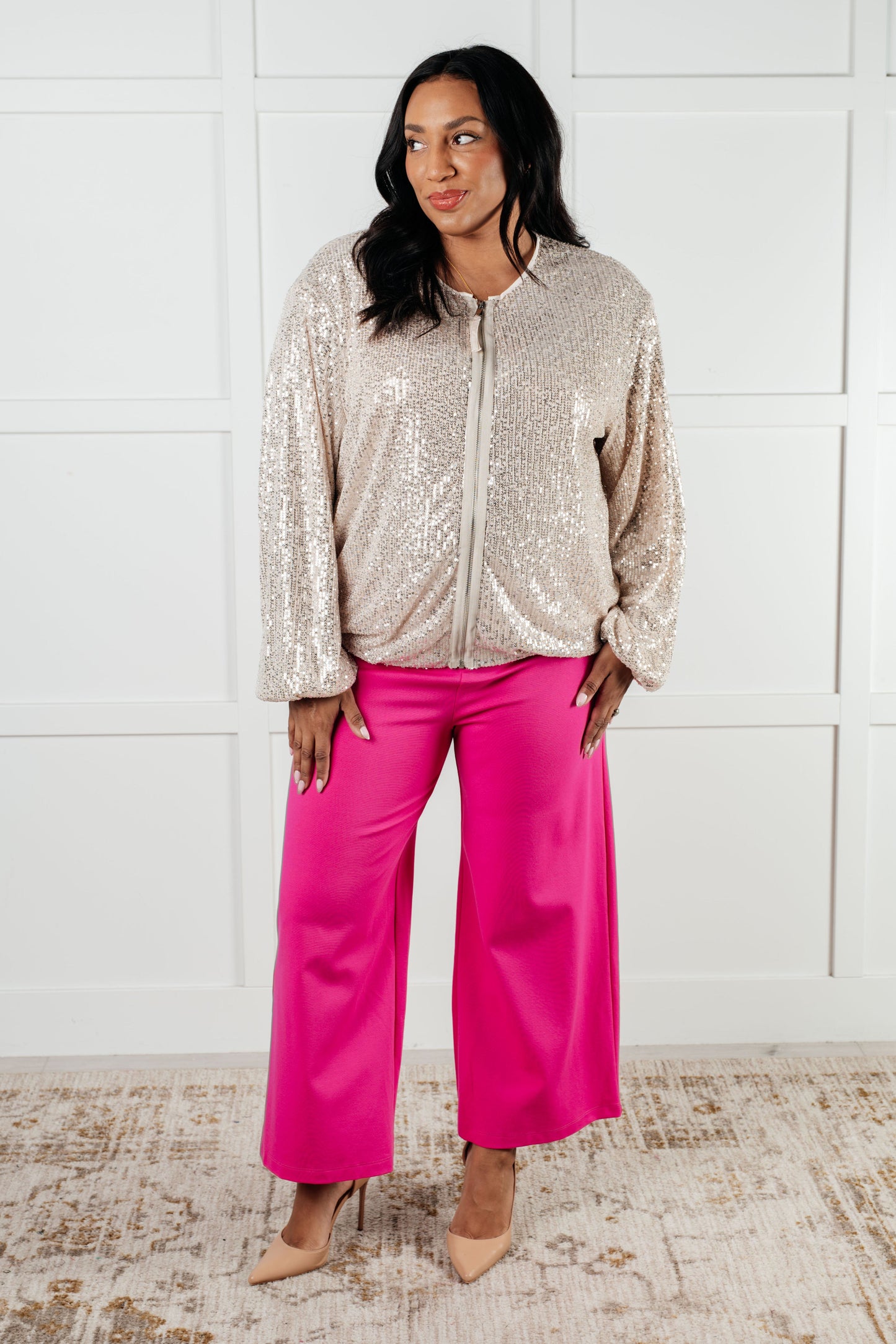 One in Twenty Sequin Jacket-Layers-Modish Lily, Tecumseh Michigan