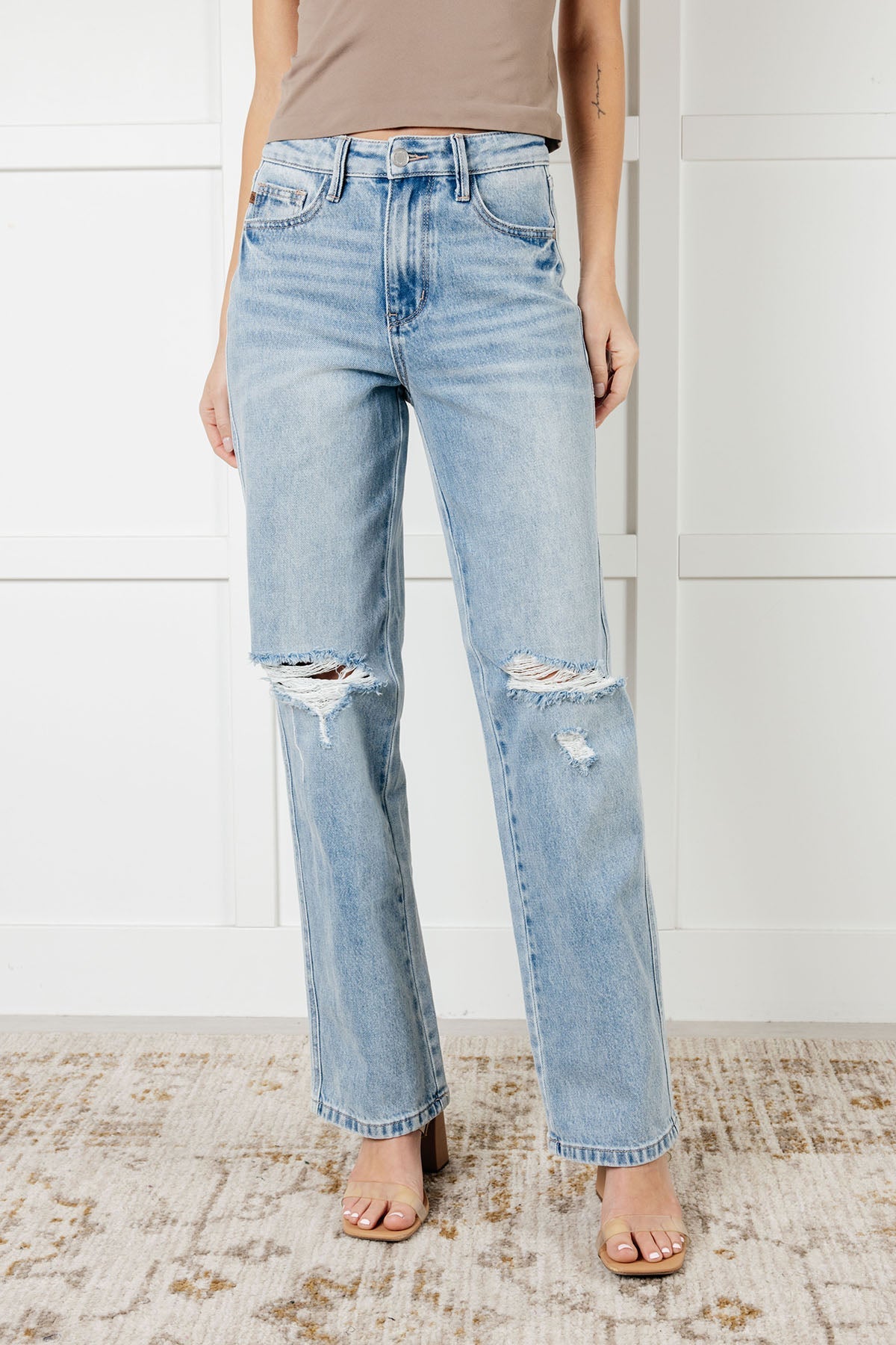 Patricia High Rise Rigid Magic 90's Straight Jeans-Womens-Modish Lily, Tecumseh Michigan