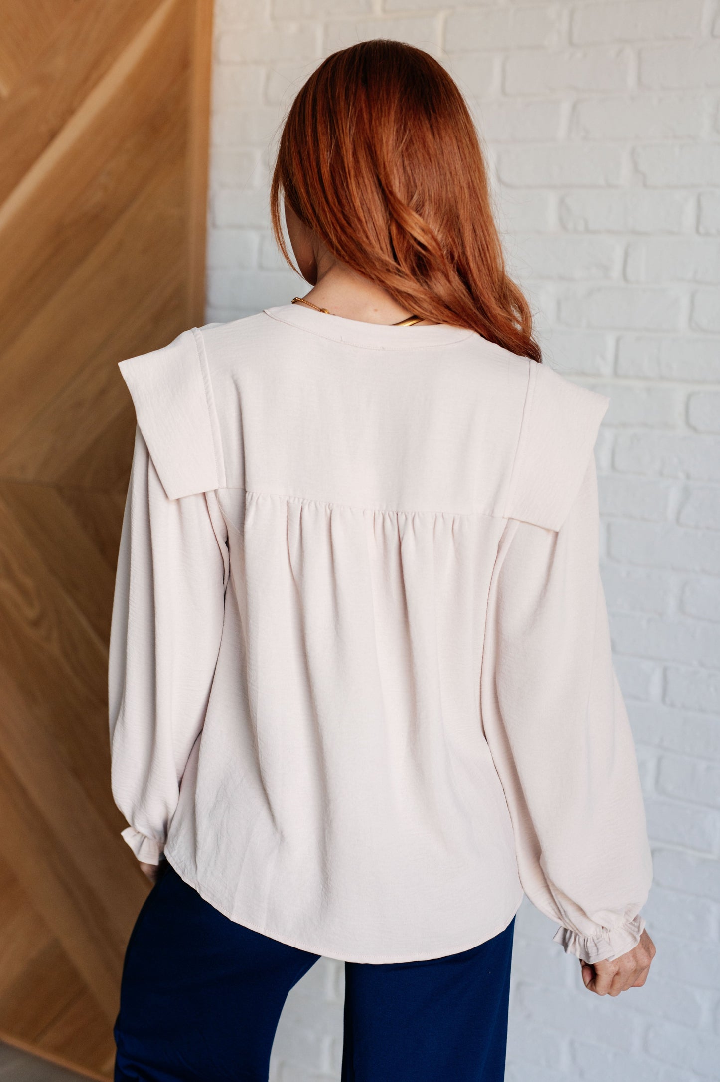 She Ought to Understand Balloon Sleeve Blouse-Blouses-Modish Lily, Tecumseh Michigan