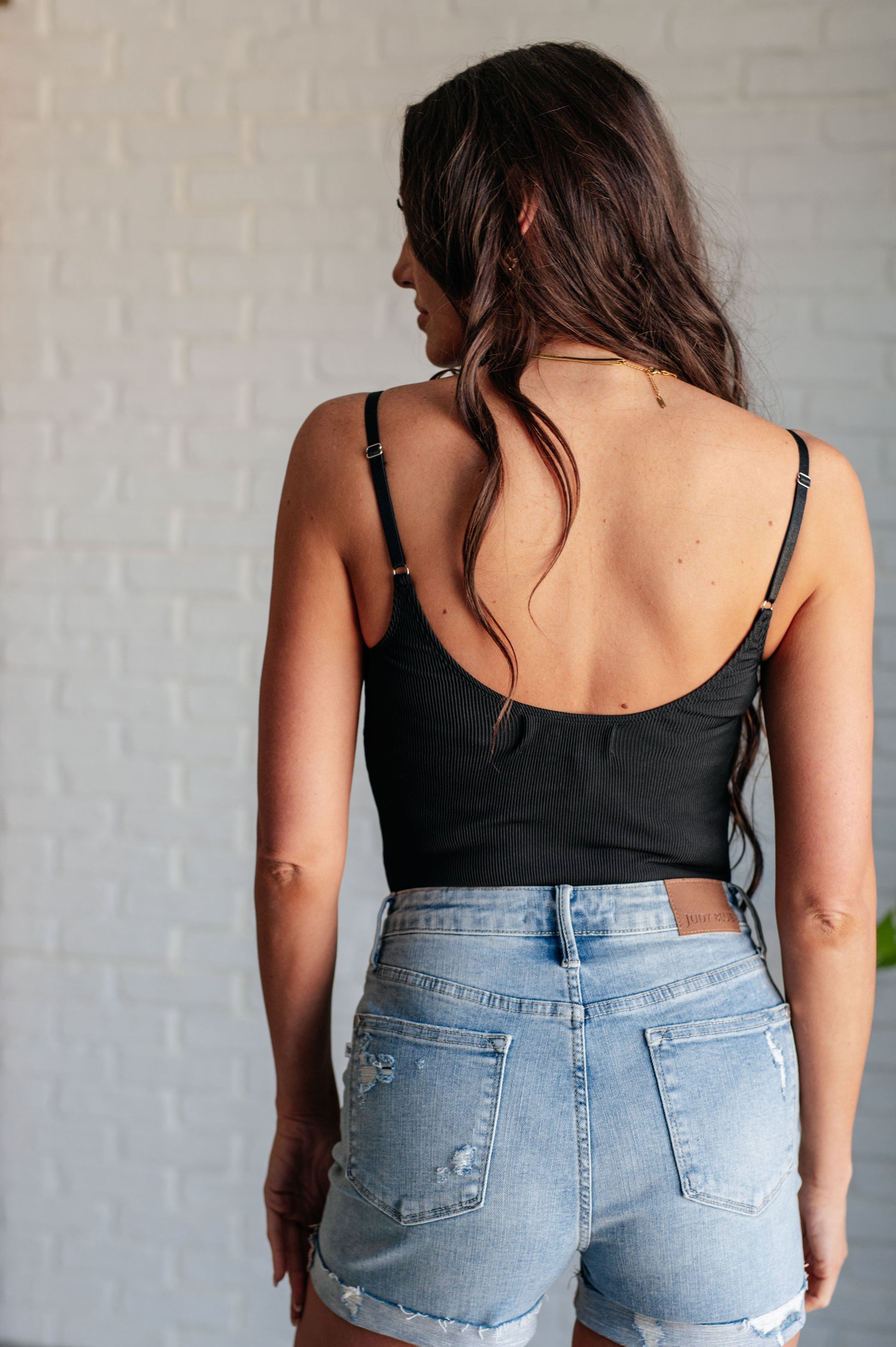 Snap it Up Spaghetti Strap Bodysuit-Bodysuits-Modish Lily, Tecumseh Michigan