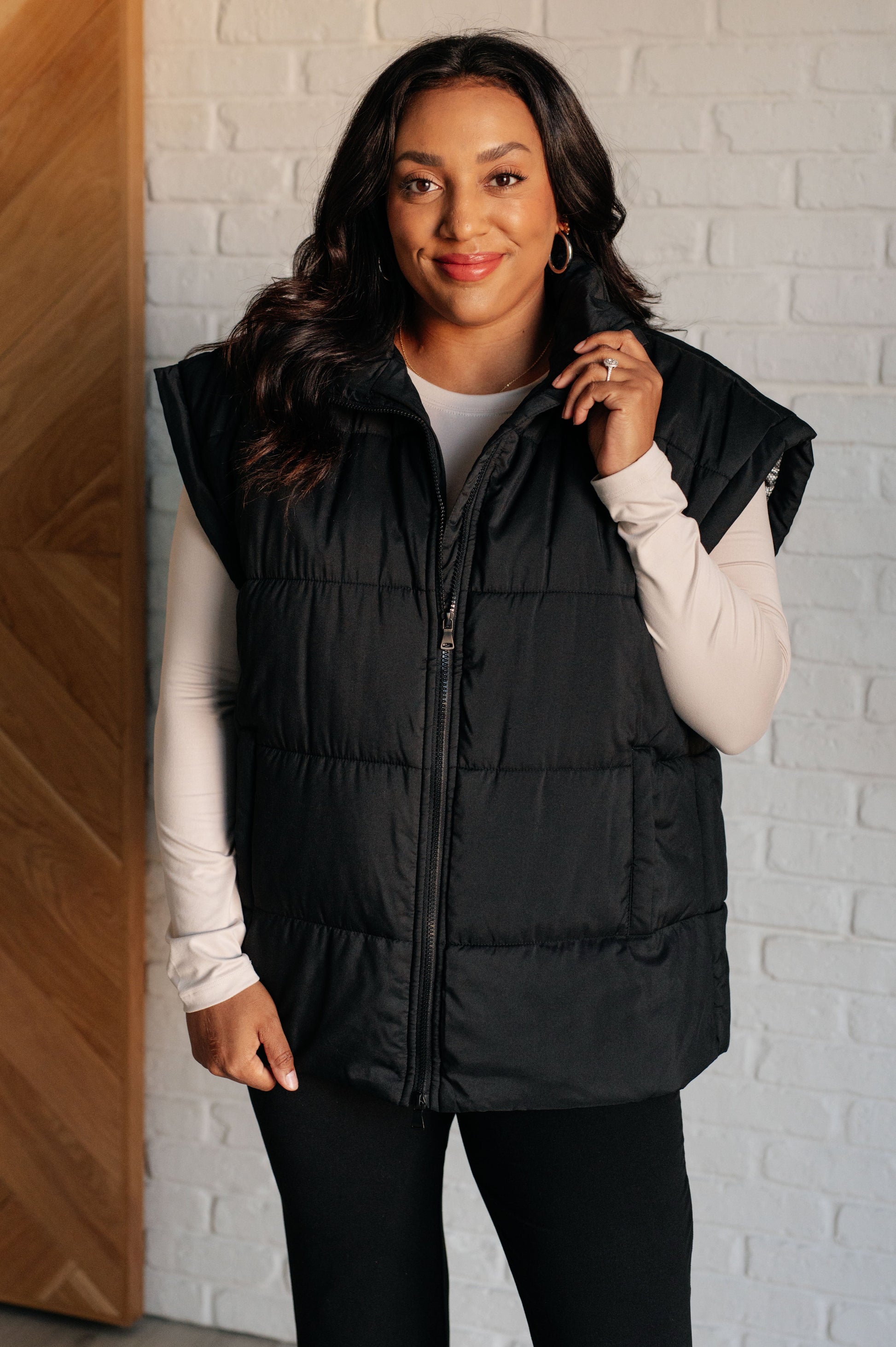 Stadium Seating Puffer Vest-Layers-Modish Lily, Tecumseh Michigan