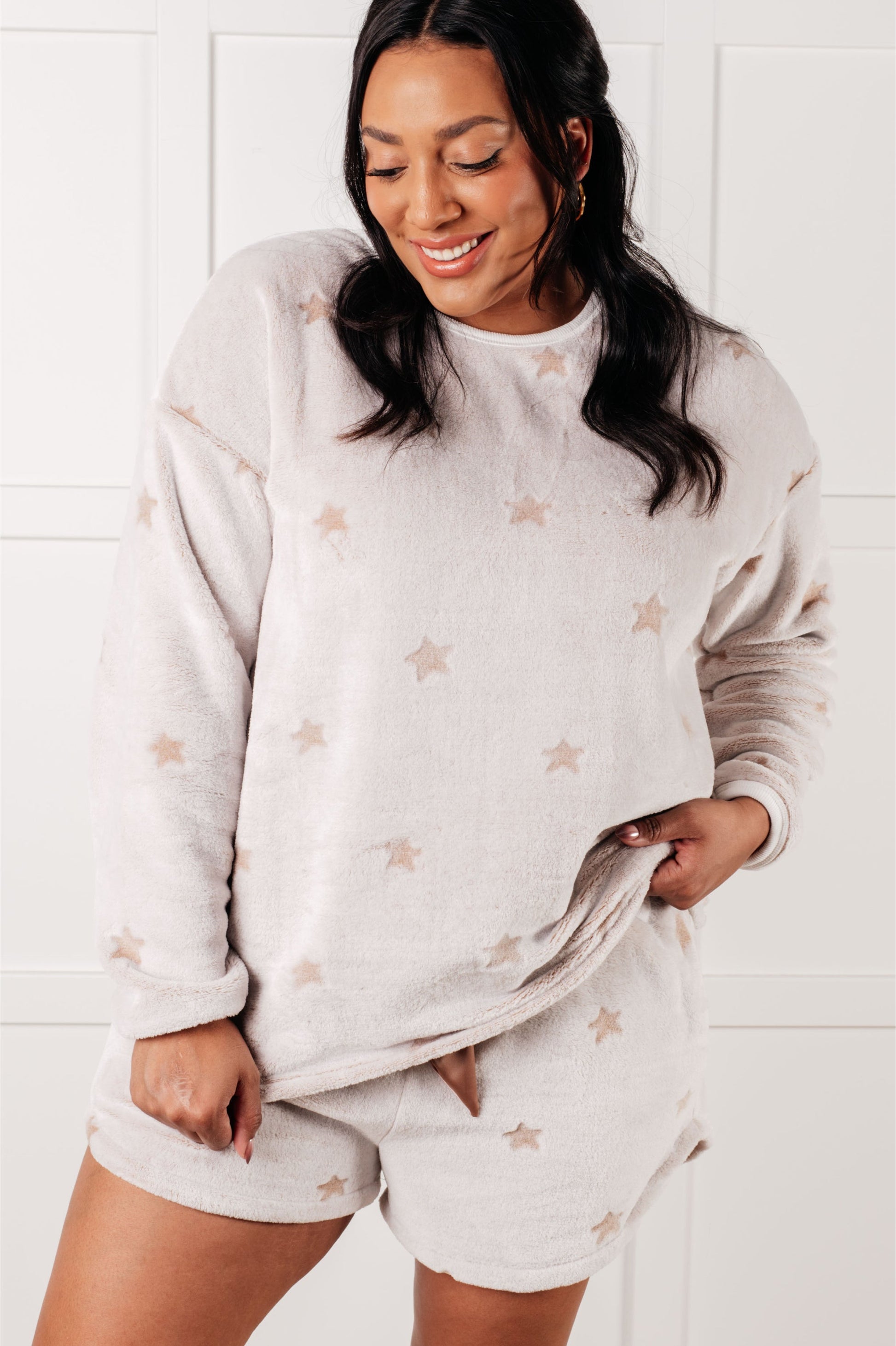 Stars at Night Loungewear Set-Athleisure-Modish Lily, Tecumseh Michigan