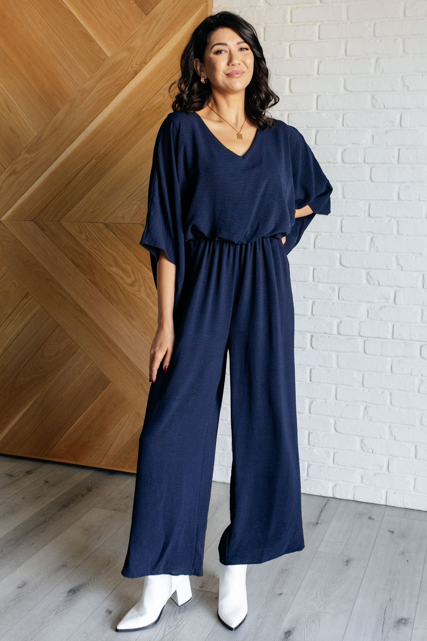 Up to Something Wide Leg Jumpsuit-Jumpsuits & Rompers-Modish Lily, Tecumseh Michigan