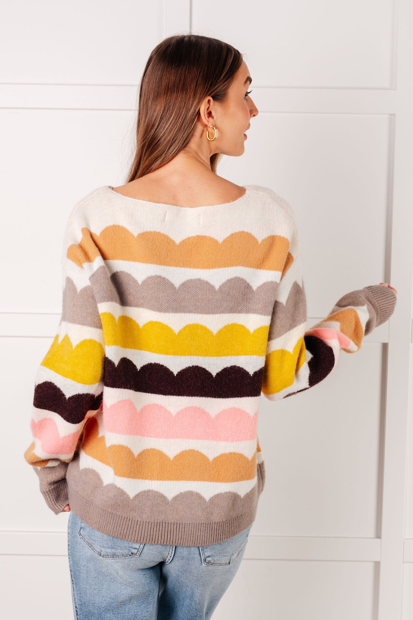 Wave After Wave Striped Sweater-Tops-Modish Lily, Tecumseh Michigan