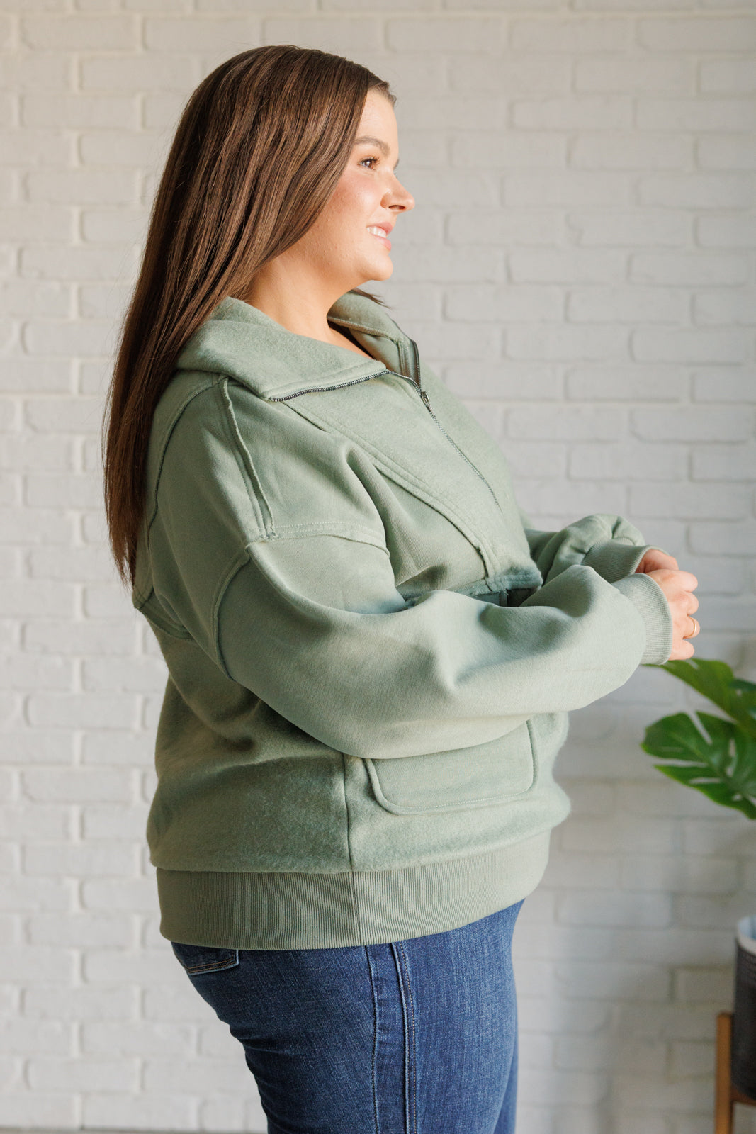 Winter is Coming Fleece Collared Pullover-Tops-Modish Lily, Tecumseh Michigan