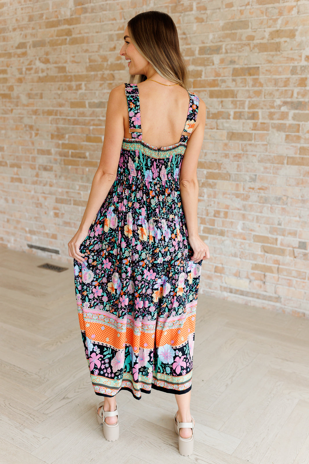 You Can Count On It Floral Summer Dress-Dresses-Modish Lily, Tecumseh Michigan