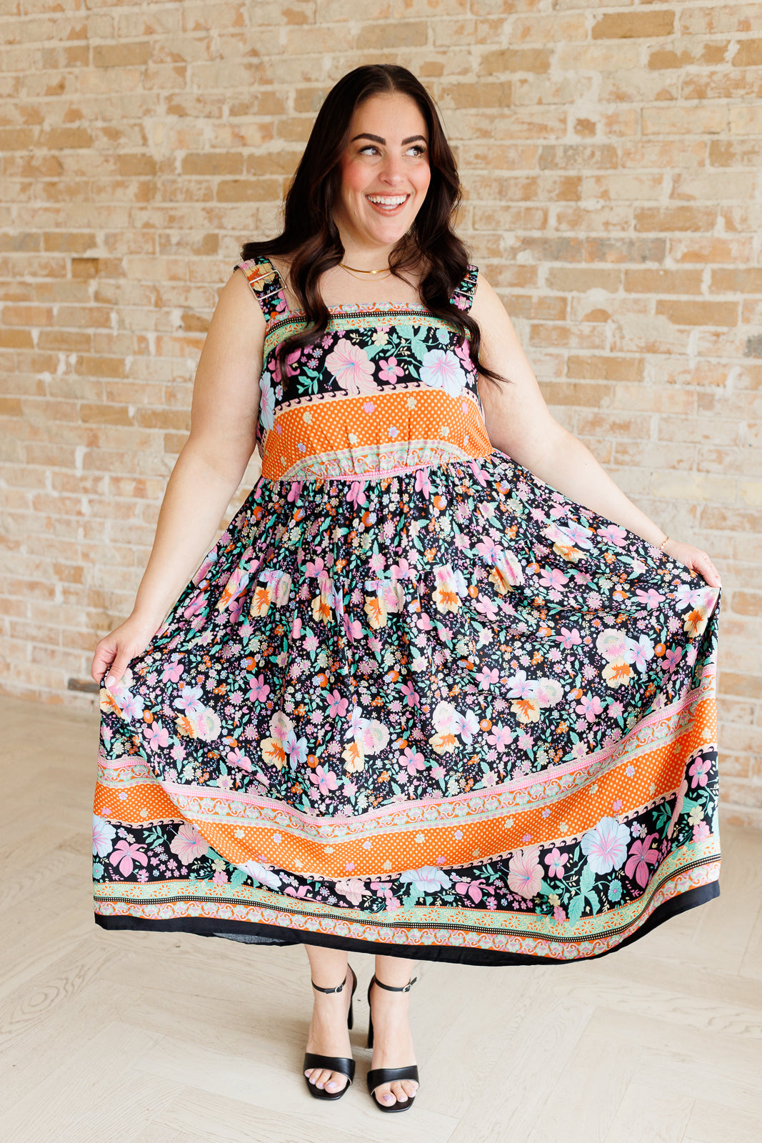 You Can Count On It Floral Summer Dress-Dresses-Modish Lily, Tecumseh Michigan