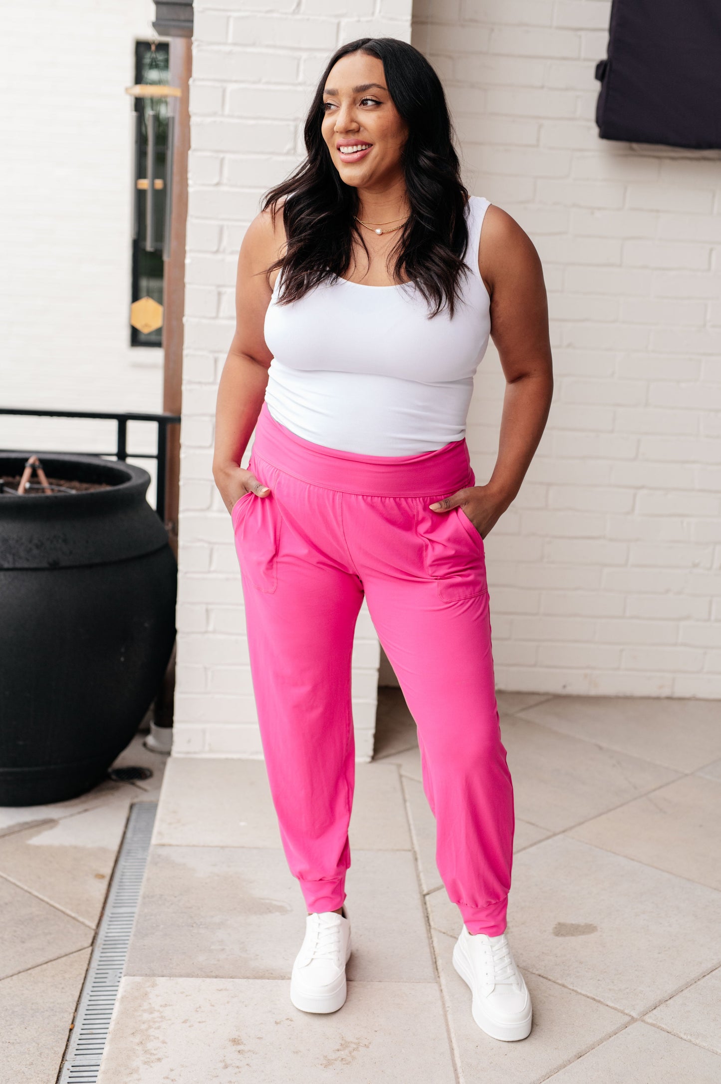 Always Accelerating Joggers in Sonic Pink-Athleisure-Modish Lily, Tecumseh Michigan