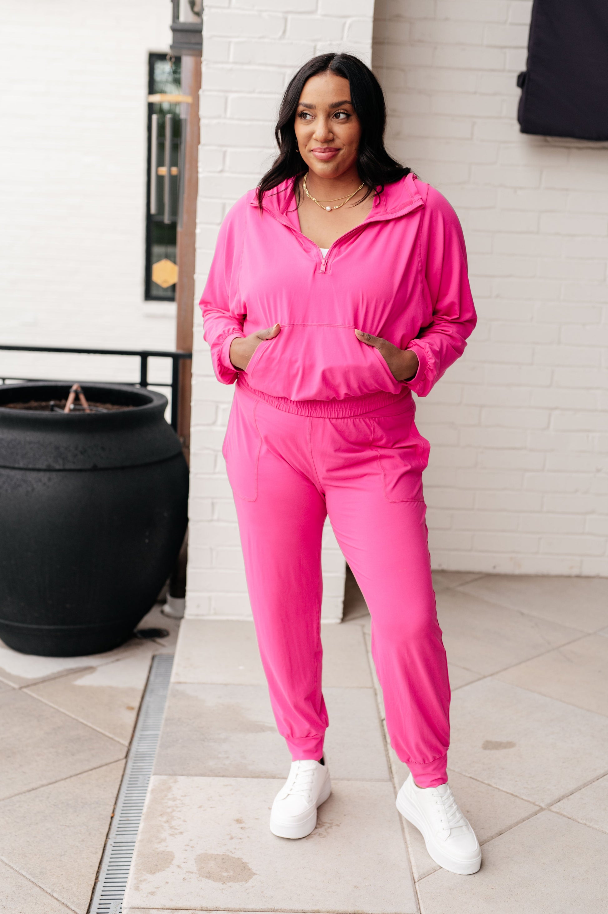 Always Accelerating Joggers in Sonic Pink-Athleisure-Modish Lily, Tecumseh Michigan