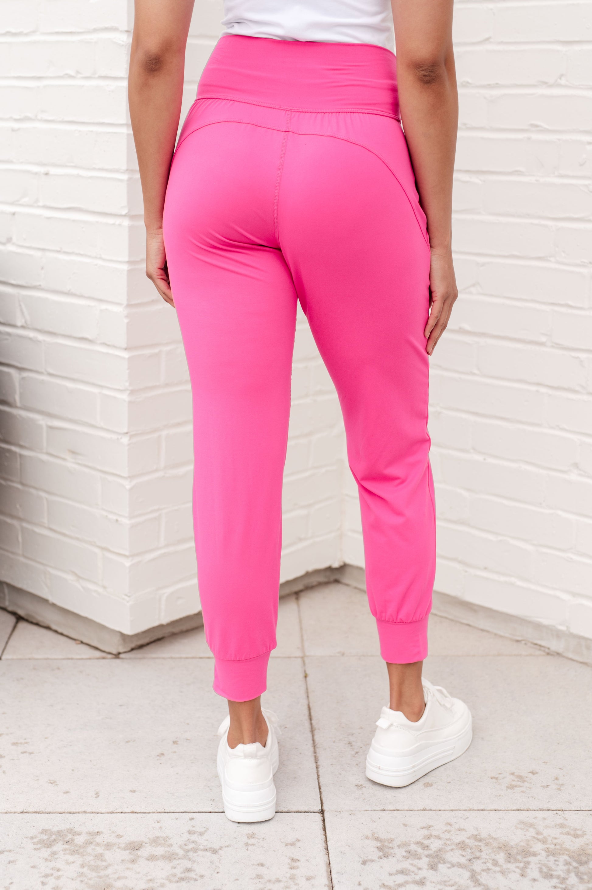 Always Accelerating Joggers in Sonic Pink-Athleisure-Modish Lily, Tecumseh Michigan