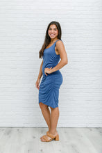 Load image into Gallery viewer, Blue Wrap Dress-Womens-Modish Lily, Tecumseh Michigan
