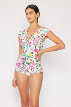 Load image into Gallery viewer, Marina West Swim Bring Me Flowers V-Neck One Piece Swimsuit Cherry Blossom Cream-Modish Lily, Tecumseh Michigan
