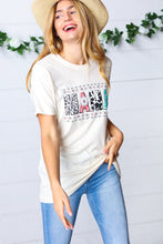 Load image into Gallery viewer, White Boat Neck MAMA Graphic Knit Tee-Modish Lily, Tecumseh Michigan
