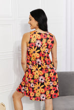 Load image into Gallery viewer, Floral Sleeveless Dress with Pockets-Modish Lily, Tecumseh Michigan
