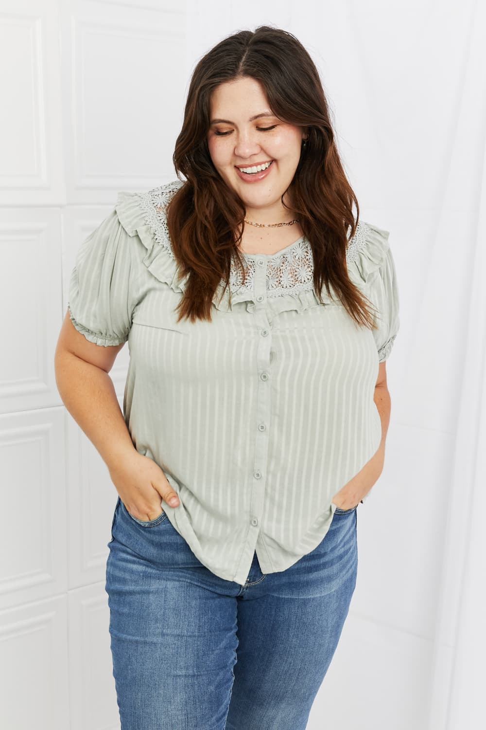 Sweet Talk Short Sleeve Top-Modish Lily, Tecumseh Michigan