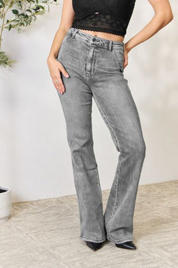 Kancan High Waist Slim Flare Jeans-Modish Lily, Tecumseh Michigan