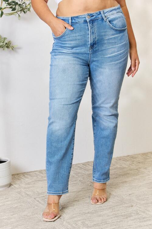 RISEN Full Size Mid Rise Skinny Jeans-Modish Lily, Tecumseh Michigan