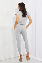 Load image into Gallery viewer, Comfy Days Boat Neck Jumpsuit in Grey-Modish Lily, Tecumseh Michigan
