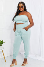 Load image into Gallery viewer, Stylish Comfort Smocked Tube Top &amp; Joggers Set-Modish Lily, Tecumseh Michigan
