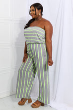 Load image into Gallery viewer, Pop Of Color Full Size Sleeveless Striped Jumpsuit-Modish Lily, Tecumseh Michigan
