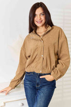 Load image into Gallery viewer, Camel Long Sleeve Dropped Shoulder Jacket-Modish Lily, Tecumseh Michigan
