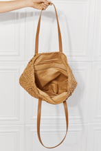 Load image into Gallery viewer, Justin Taylor C&#39;est La Vie Crochet Handbag in Caramel-Modish Lily, Tecumseh Michigan
