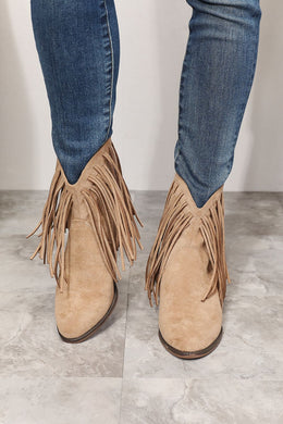 Legend Women's Fringe Cowboy Western Ankle Boots-Modish Lily, Tecumseh Michigan