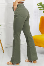 Load image into Gallery viewer, Clementine High-Rise Bootcut Jeans in Olive-Modish Lily, Tecumseh Michigan
