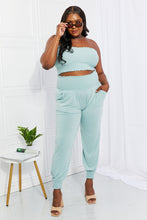 Load image into Gallery viewer, Stylish Comfort Smocked Tube Top &amp; Joggers Set-Modish Lily, Tecumseh Michigan
