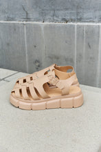 Load image into Gallery viewer, Qupid Platform Cage Stap Sandal in Tan-Modish Lily, Tecumseh Michigan
