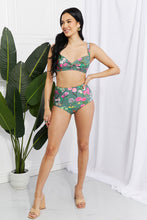 Load image into Gallery viewer, Marina West Swim Take A Dip Twist High-Rise Bikini in Sage-Modish Lily, Tecumseh Michigan
